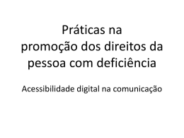 Diretrizes de acessibilidade na web