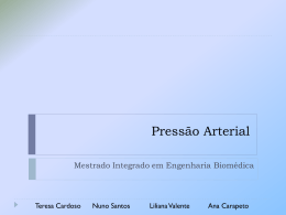 Press&atilde;o Arterial - Instrumenta&ccedil;&atilde;o e Aquisi&ccedil;&atilde;o de Sinais