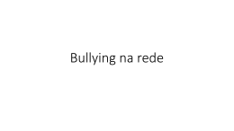 Bullying na rede