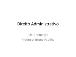 Fontes do Direito Administrativo