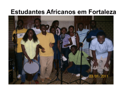 1.800 Estudantes Africanos em Fortaleza