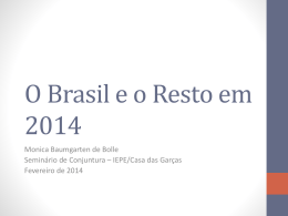 O Brasil e o Resto em 2014