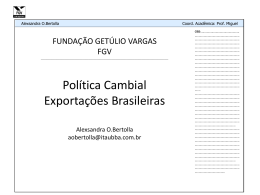 Exporta&ccedil;&atilde;o Brasileira