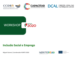 Apresentação "Inclusão Social e Emprego" - CCDR-N