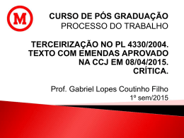 súmula 331,tst - Gabriel Lopes Coutinho Filho