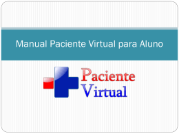 Manual Paciente Virtual para Aluno