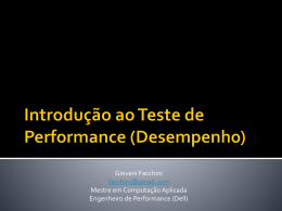 Introdução ao Teste de Performance (Desempenho) - aulas