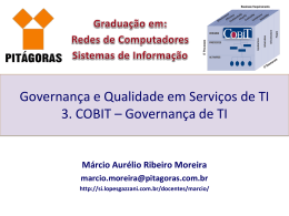 3. cobit - Lopes & Gazzani Planejamento Ltda