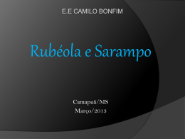 Rubéola e Sarampo