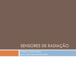 Sensores de Radiação