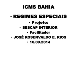 ICMS BAHIA - Sescap Bahia