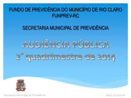 2 Quad – Audiencia Publica 2014 - FUNPREV de RIO CLARO-RJ