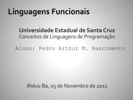 Linguagens Funcionais - Programa de Pós