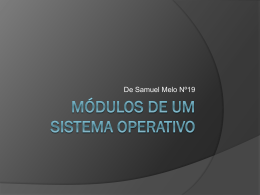 Módulos de um sistema operativo (620528)