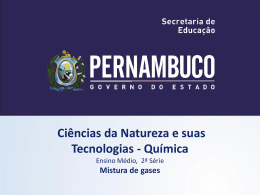 Misturas Gasosas - Governo do Estado de Pernambuco