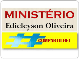 - Ministério Edicleyson Oliveira