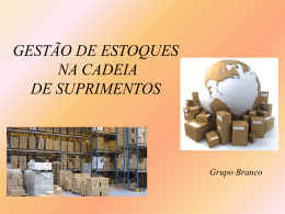 GEST&Atilde;O DE ESTOQUES