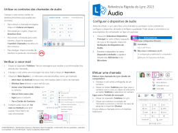 Lync Audio Quick Reference Card