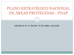 plano estratégico nacional de áreas protegidas - pnap