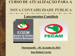 Lan&ccedil;amentos Cont&aacute;beis