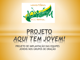 PROJETO AQUI TEM JOVEM!