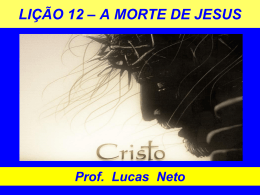 2T_2015_Lição 12_A Morte de Jesus