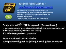 EFEITO EXPLOSÃO - Tutorial Fase7 Games.
