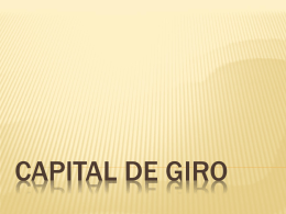 CAPITAL DE GIRO