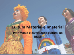 Cultura Material e Imaterial