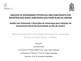 PPT Analysis of governance potentials and constraints