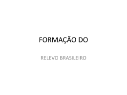 Relevo Brasileiro & Recortes