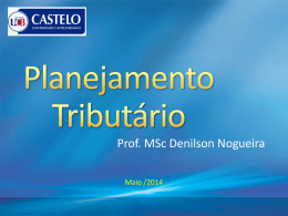 Impostos - Universidade Castelo Branco