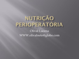 Nutrição Perioperatória.liga 2012.