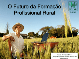 O Futuro da Formação Profissional Rural