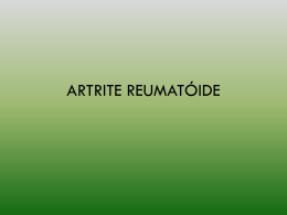 ARTRITE REUMATÓIDE