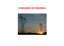 Consumo de energia elétrica