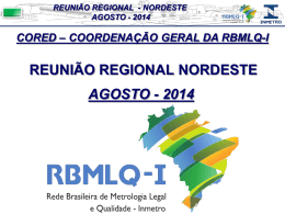 Apresentação Regional NORDESTE - Documentos