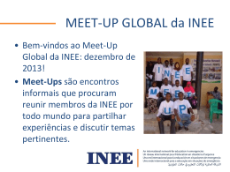 MEET-UP GLOBAL da INEE