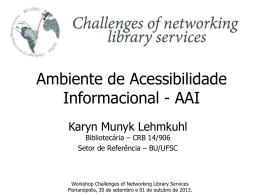 Ambiente de Acessibilidade Informacional - AAI