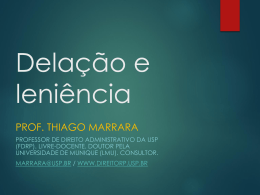 Delação e Ieniência_Thiago Marrara