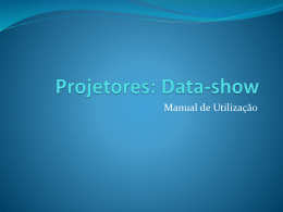 Projetores: Data-show