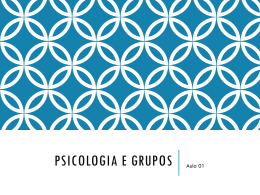 Psicologia e grupos