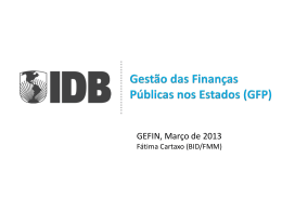 Grupo Temático Gestión Financiera Pública (PFM)