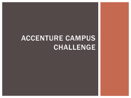 Accenture Campus Chalenge
