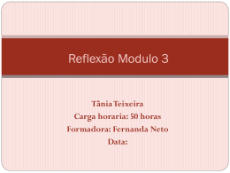 Reflexao Modulo 3