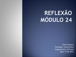 Reflexao Modulo 24