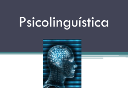 Psicolingu&iacute;stica - Sabine Mendes Moura