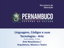 Arte Neocl&aacute;ssica Arquitetura, M&uacute;sica e Teatro