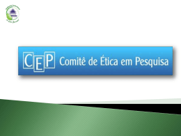 apresentação cep - Faculdade Leão Sampaio
