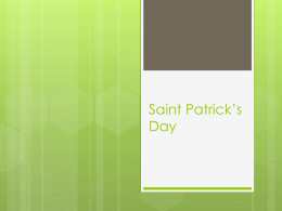Saint Patrick`s Day